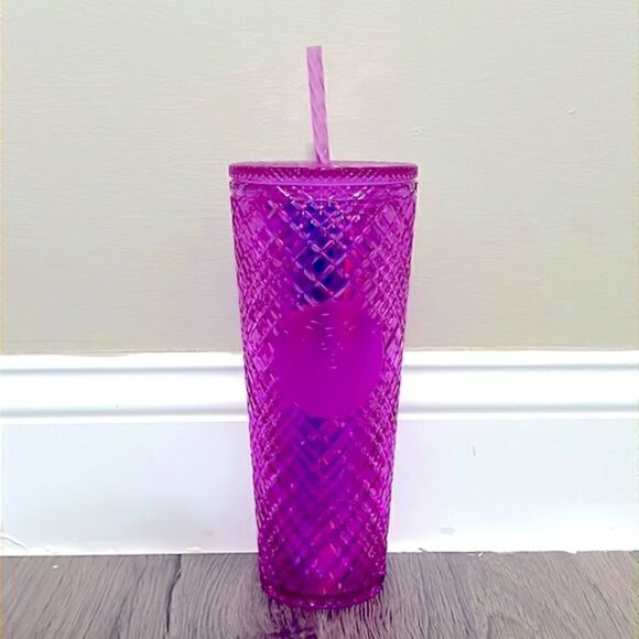 Starbucks 2023 Valentine Jeweled Taffy Pink Venti Tumbler HTF! RARE! - Picture 3 of 10